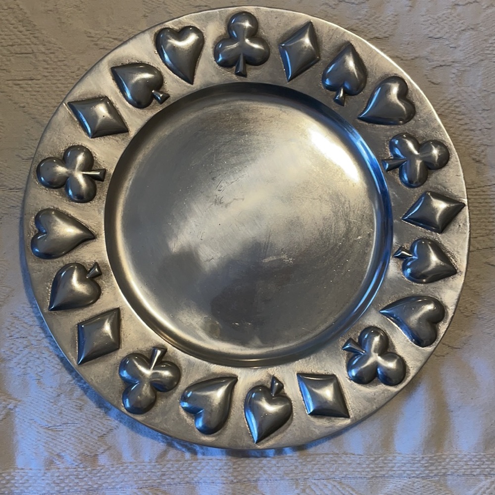 Mariposa Brilliante Aluminum Hand Cast Platter